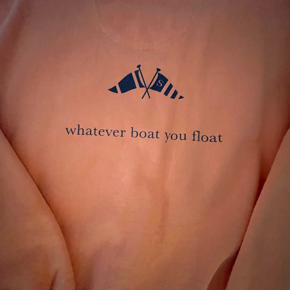 Seaside  unisex  Coral Sweatshirt - Picture 5 of 6